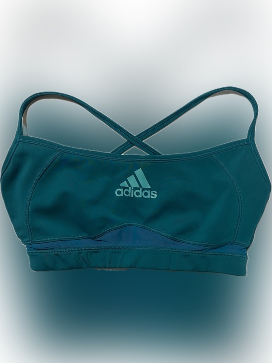adidas Other - adidas Teal Green Cross-Back Sports Bra
